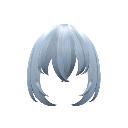 Anime Sweet Messy Bangs - Sky Blue