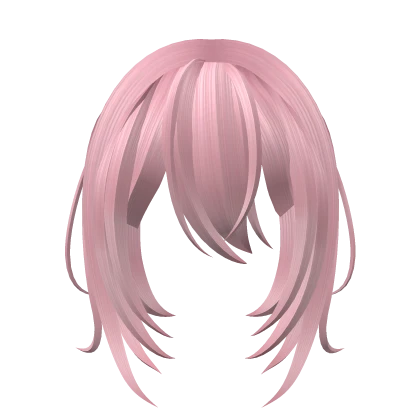 Sleepy Cute Anime Bangs - Pink