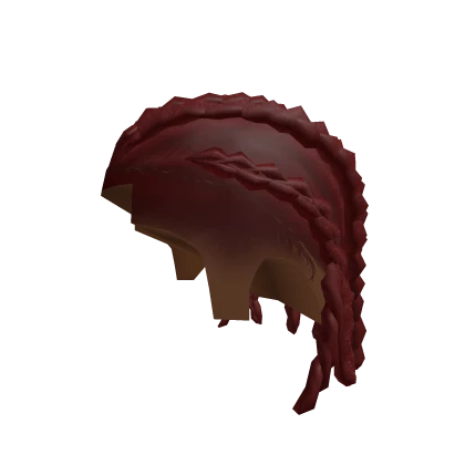 Braided Cornrow Locs [Red]