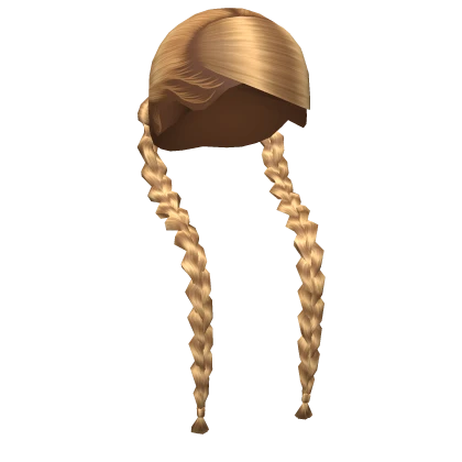 Braided Pigtails in Blonde