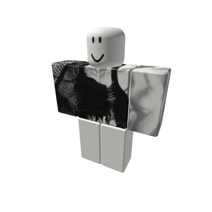 {Distasteful} Fishnet Sleeve Vkei Tank Top V1