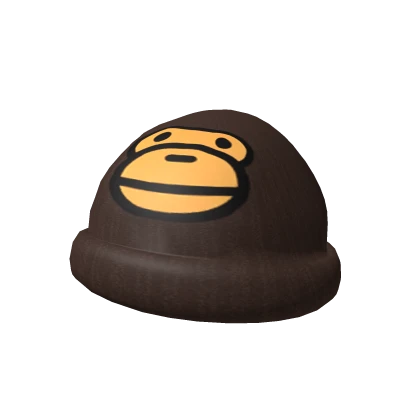 Brown Monkey Beanie