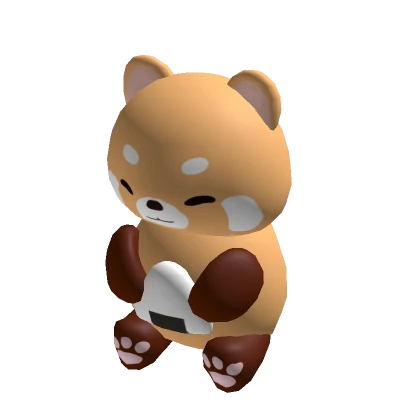 Onigiri Red Panda Holdable Plushie [3.0]