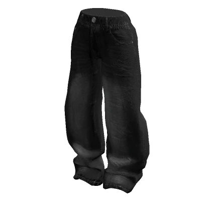 Grunge Baggy Jeans Black