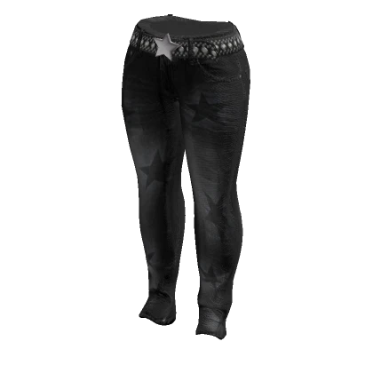 [Skinny Fit] Grunge Baggy Star Jeans