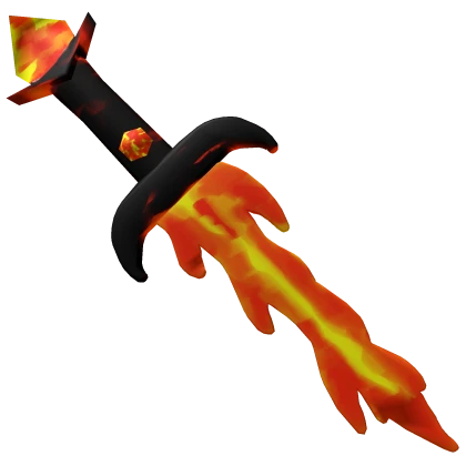 goofy red sword with a hole