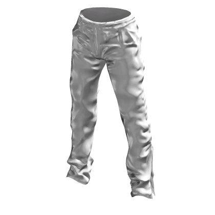 Y2K Shiny Pants (White)