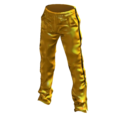 Y2K Shiny Pants (Yellow)