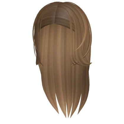 Chic Cascade Layers in Caramel Brown