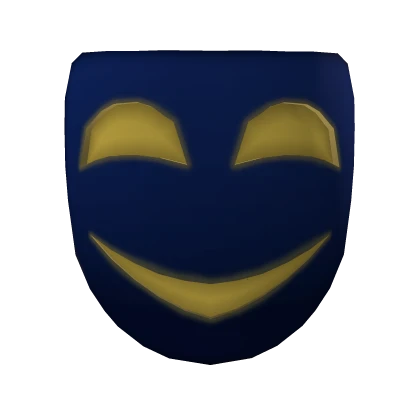 Blue Yellow Jester Mask