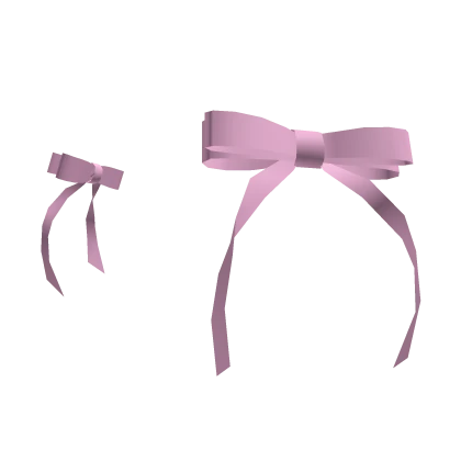  ♡ pink double bows