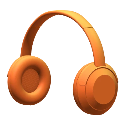 Orange Headphones