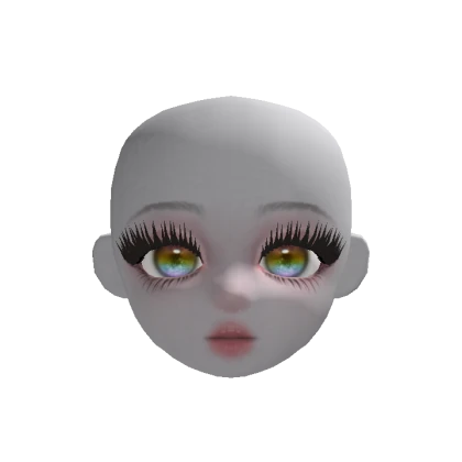 Ghost girl doll head ( colorful eye )