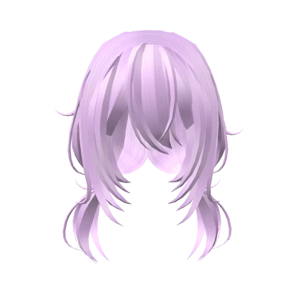 Hikikomori Girl Low Pigtails - Purple