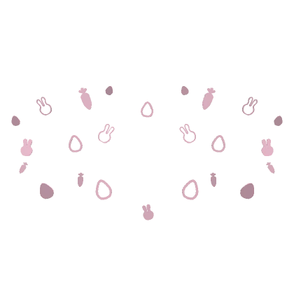 Light Pink Easter Confetti Aura