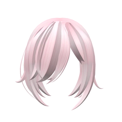 Goth Messy Anime Bangs - Baby Pink