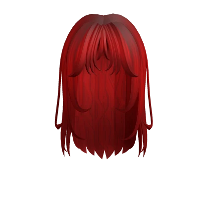 Red Hair long Bangs Girl