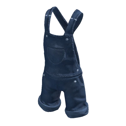 Stylish Short Overalls (Blue)