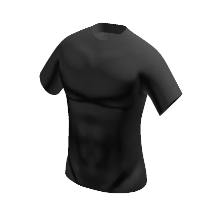 male compression t-shirt black