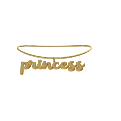 gold princess necklace ♡