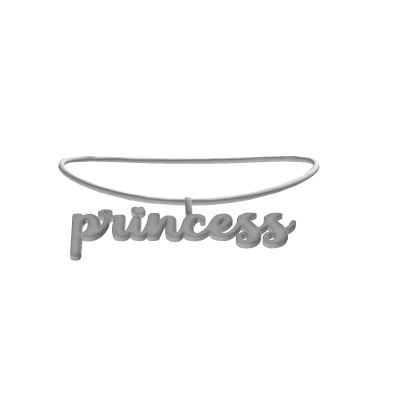 silver princess necklace ♡