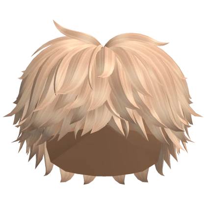 Messy Anime Boy Hair (Blonde)