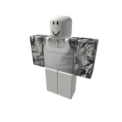 {Distasteful} Dragon Tattoo White Tank