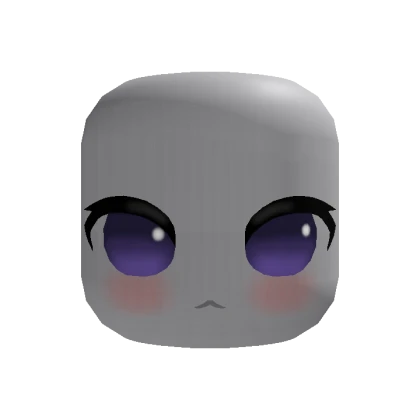 🍀Animated Cute Chibi Eyes Face (Purple)