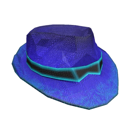 Blue Dragon Scale Fedora