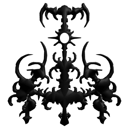 Black y2k Cyber Sigil Torso