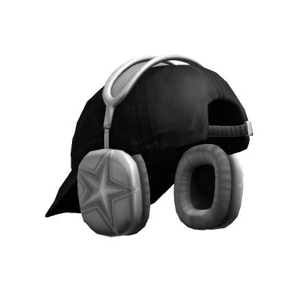 [Head Fit] Grunge Backwards Cap and Headphones 