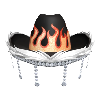 Fire Diamond Cowboy Hat