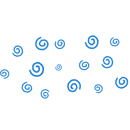 anime aura blue