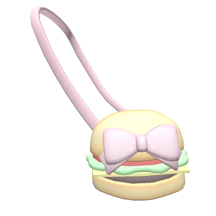 ♡ cheeseburger fast food plushie crossbody bag 3.0