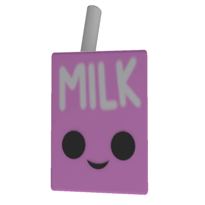 😊Smiling Pink Milk Box