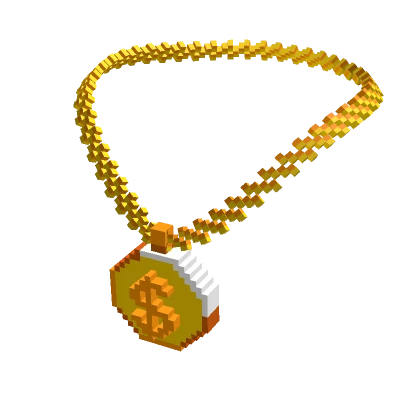 Pixel Dollar Necklace