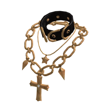 (Neck) Punk Gold Necklace