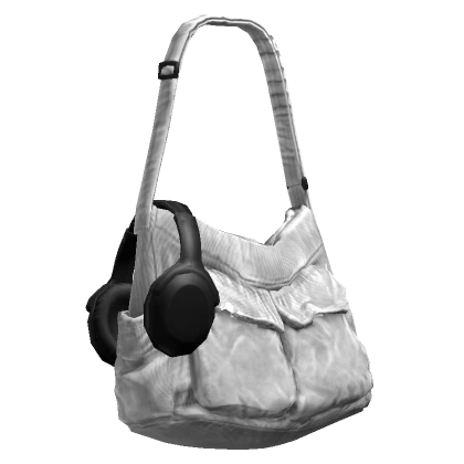 Side Bag With Headphones 3.0 White