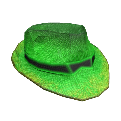 Green Dragon Scale Fedora