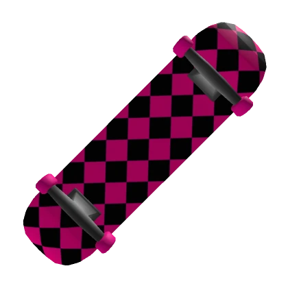 Skateboard - Checkered Pink [ Cheap ]