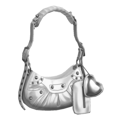 Y2K Shoulder Bag in Latex