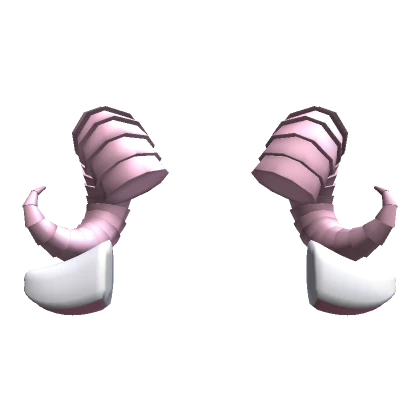 kawaii pink sheep goat horns