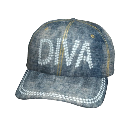 2000s Diva Cap | Denim