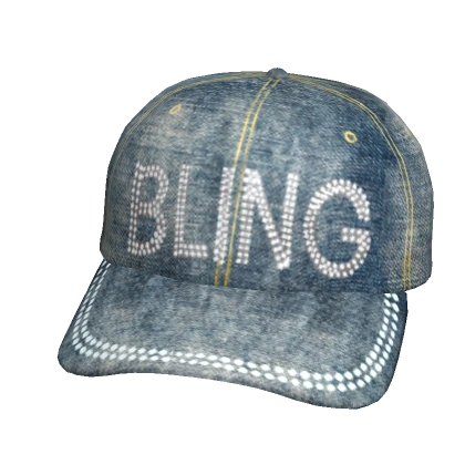 2000s Bling Cap | Denim