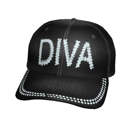 2000s Diva Cap | Black