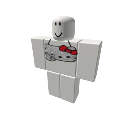 Hello kitty rhinestone top red 