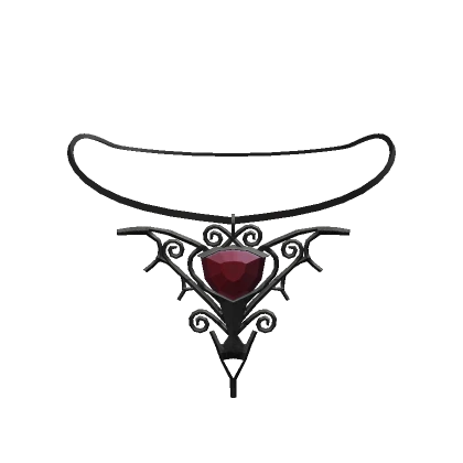 Red Ruby Bat Necklace (3.0)