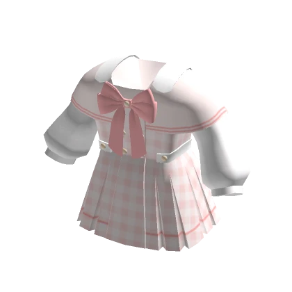 🍀Chibi Doll Sailor Dress (Pure Pink)