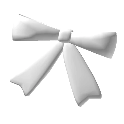 White Kawaii Little Ribbon :3