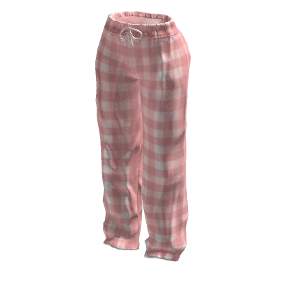 Flannel Pajama Pants Pink